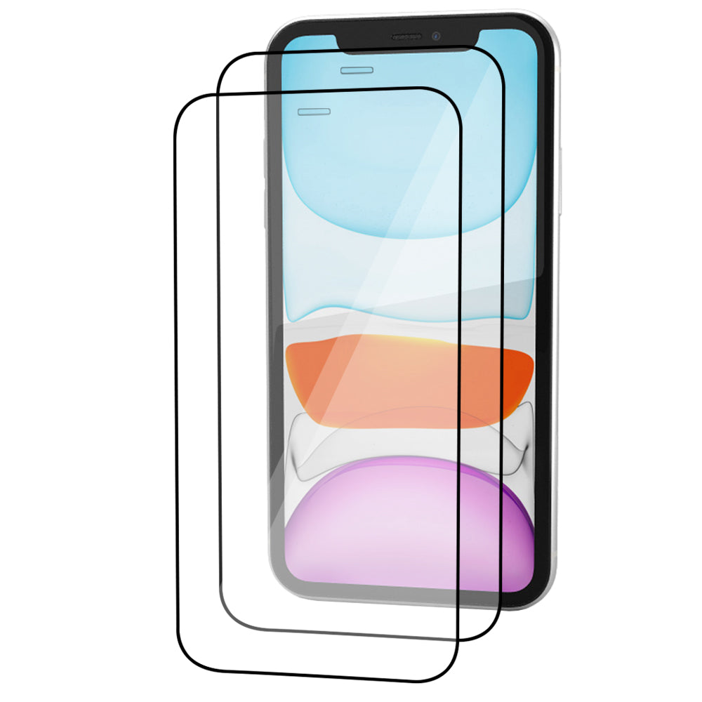 iPhone 11 Tempered Glass Screen Protector [2-Pack] with Easy Alignment Frame – Clear, Premium by SwiftShield