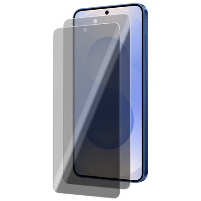 Samsung Galaxy S25 Tempered Glass Screen Protector [2-Pack] with Easy Alignment Frame – Privacy, Premium by SwiftShield