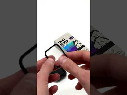 Apple Watch Series 10 (46mm) Glass Screen Protector Alignment Kit by SwiftShield (2 Pack - Black)